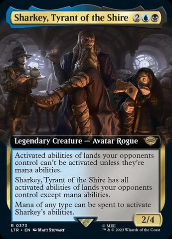 Sharkey, Tyrant of the Shire (Extended Art) [The Lord of the Rings: Tales of Middle-Earth] - The Mythic Store | 24h Order Processing