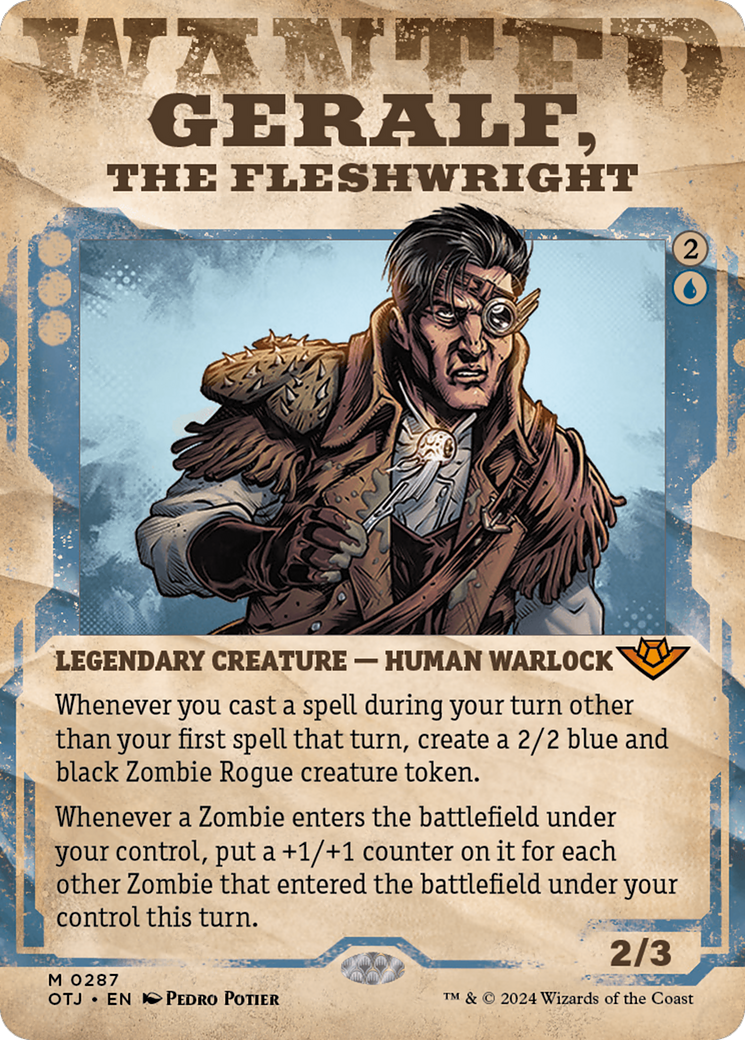 Geralf, the Fleshwright (Showcase) [Outlaws of Thunder Junction] - The Mythic Store | 24h Order Processing