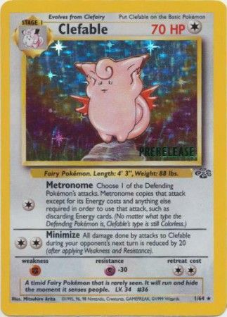 Clefable (1/64) (Prerelease Promo) [Jungle Unlimited] - The Mythic Store | 24h Order Processing