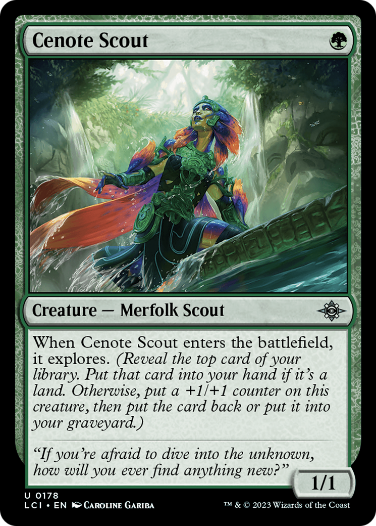 Cenote Scout [The Lost Caverns of Ixalan] - The Mythic Store | 24h Order Processing