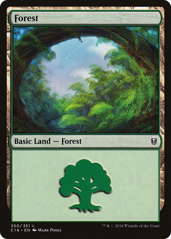 Forest (350) [Commander 2016] - The Mythic Store | 24h Order Processing