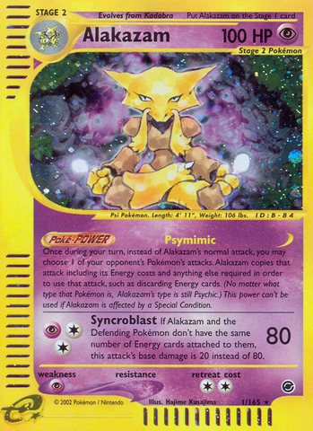 Alakazam (1/165) [Expedition: Base Set] - The Mythic Store | 24h Order Processing