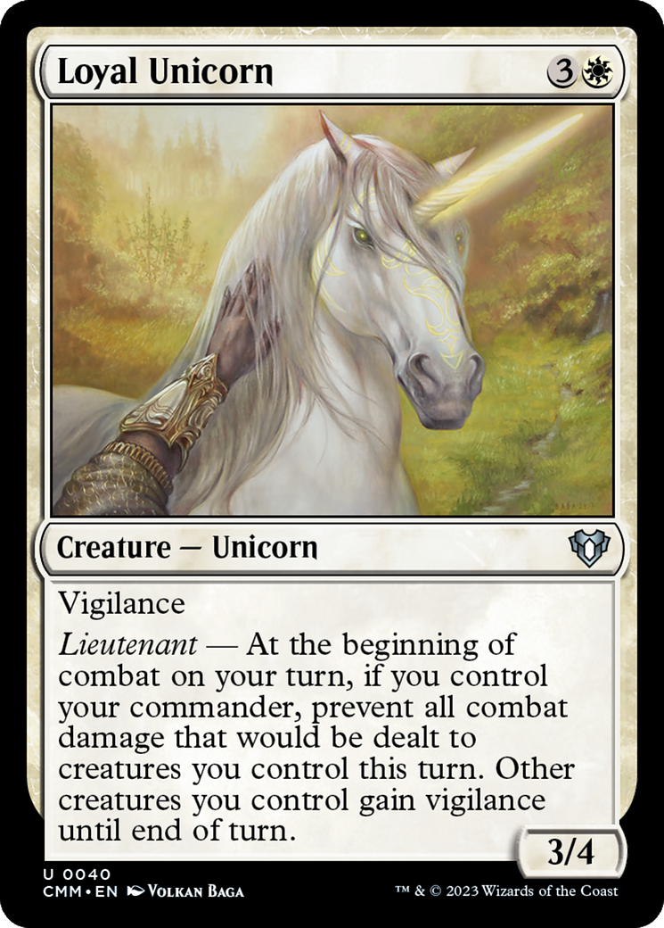 Loyal Unicorn [Commander Masters] - The Mythic Store | 24h Order Processing