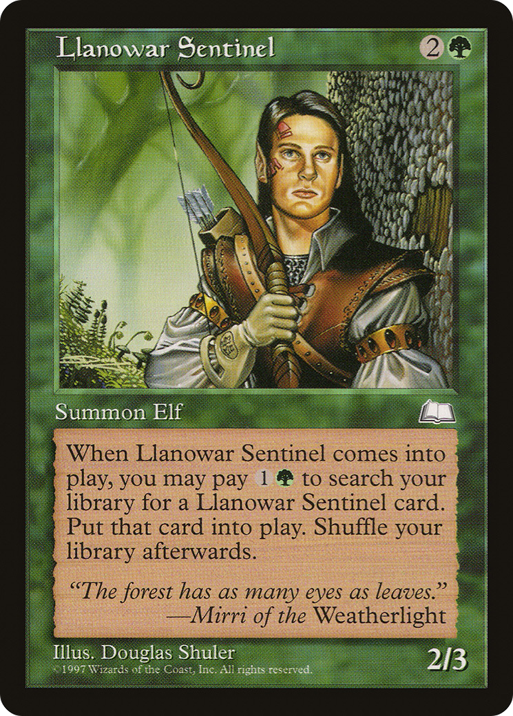 Llanowar Sentinel [Weatherlight] - The Mythic Store | 24h Order Processing