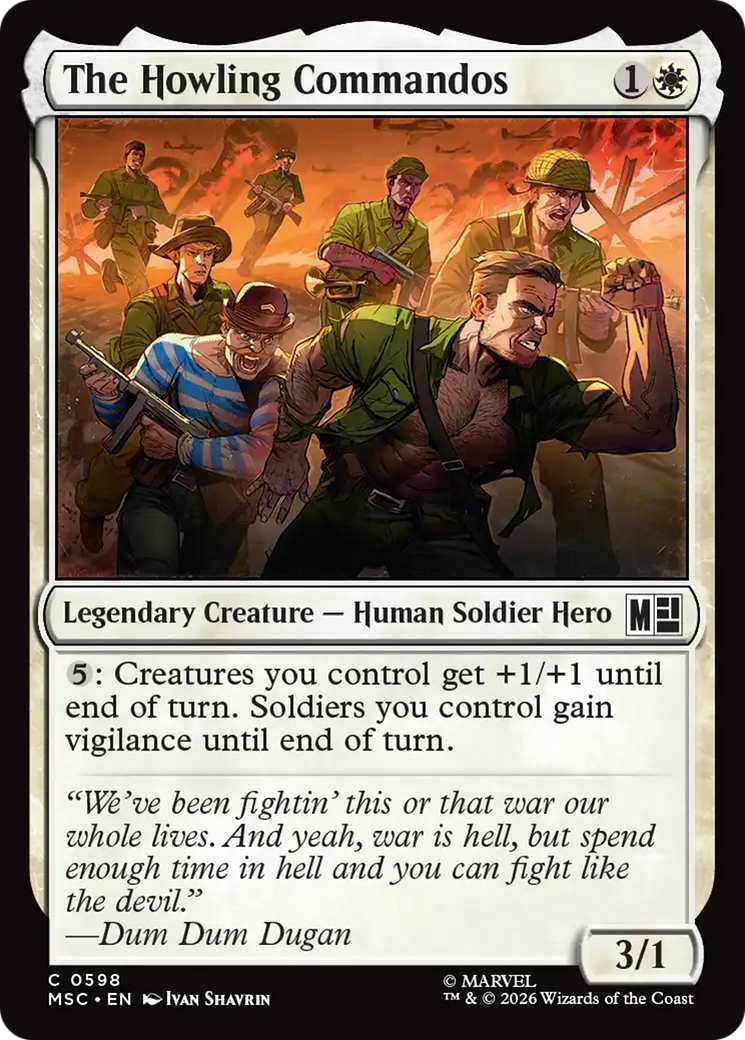 The Howling Commandos [Marvel Super Heroes Commander] - The Mythic Store | 24h Order Processing