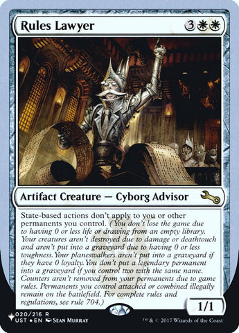 Rules Lawyer (Unfinity Foil Edition) [The List] - The Mythic Store | 24h Order Processing