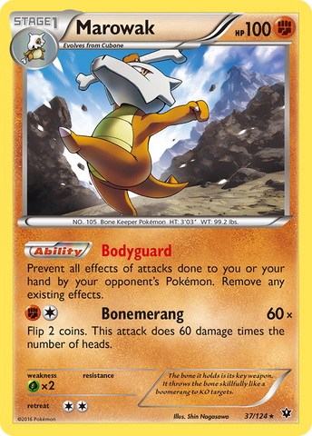 Marowak (37/124) [XY: Fates Collide] - The Mythic Store | 24h Order Processing