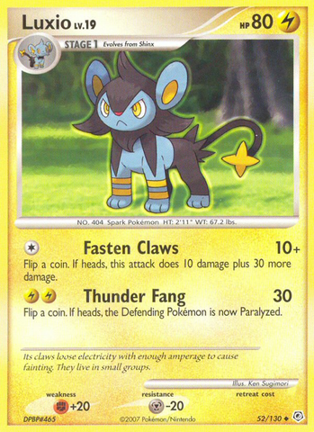 Luxio (52/130) [Diamond & Pearl: Base Set] - The Mythic Store | 24h Order Processing