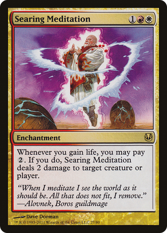 Searing Meditation [Duel Decks: Ajani vs. Nicol Bolas] - The Mythic Store | 24h Order Processing