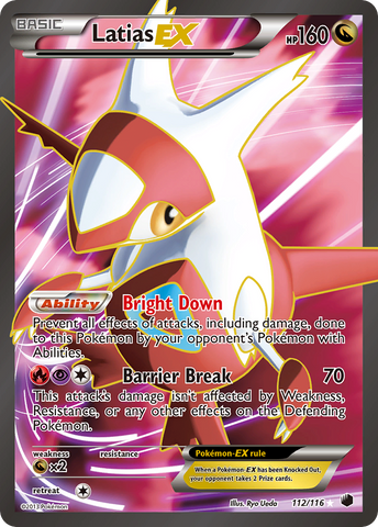Latias EX (112/116) [Black & White: Plasma Freeze] - The Mythic Store | 24h Order Processing
