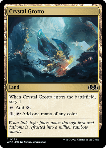 Crystal Grotto [Wilds of Eldraine] - The Mythic Store | 24h Order Processing