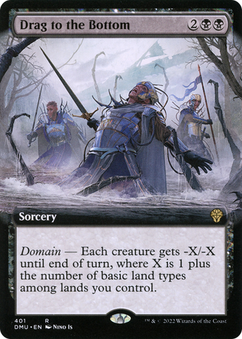 Drag to the Bottom (Extended Art) [Dominaria United] - The Mythic Store | 24h Order Processing