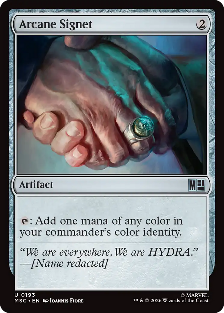 Arcane Signet (0193) (Surge Foil) [Marvel Super Heroes Commander] - The Mythic Store | 24h Order Processing