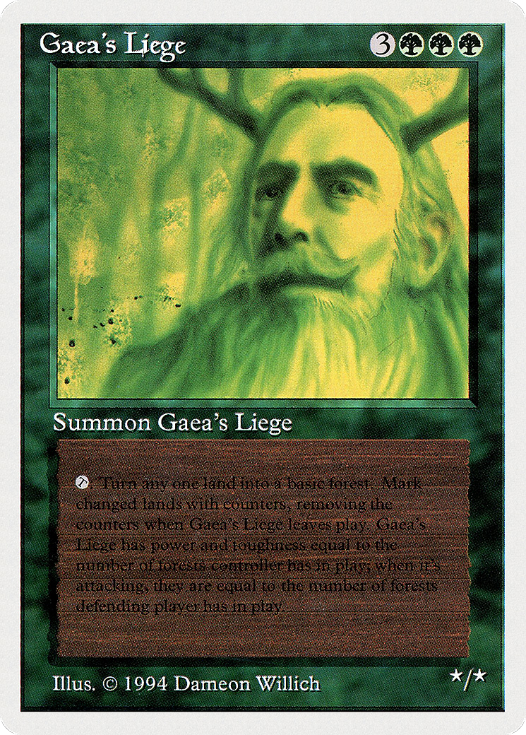 Gaea's Liege [Summer Magic / Edgar] - The Mythic Store | 24h Order Processing
