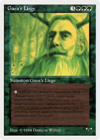 Gaea's Liege [Summer Magic / Edgar] - The Mythic Store | 24h Order Processing