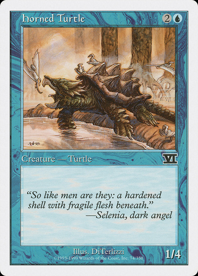 Horned Turtle [Classic Sixth Edition] - The Mythic Store | 24h Order Processing