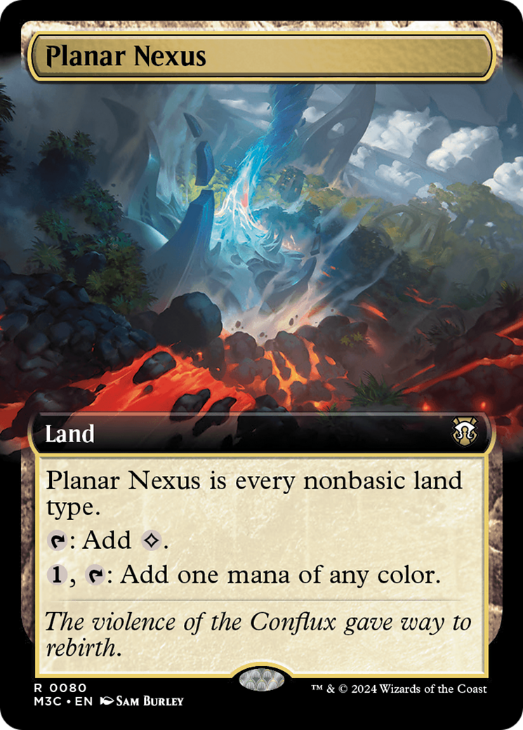 Planar Nexus (Extended Art) (Ripple Foil) [Modern Horizons 3 Commander] - The Mythic Store | 24h Order Processing