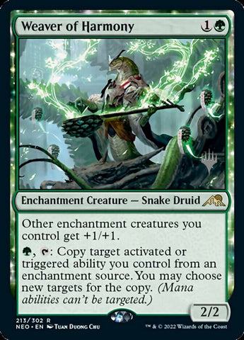 Weaver of Harmony (Promo Pack) [Kamigawa: Neon Dynasty Promos] - The Mythic Store | 24h Order Processing