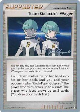 Team Galactic's Wager (115/123) (Psychic Lock - Jason Klaczynski) [World Championships 2008] - The Mythic Store | 24h Order Processing