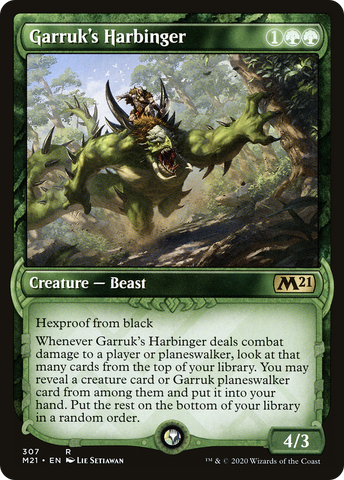 Garruk's Harbinger (Showcase) [Core Set 2021] - The Mythic Store | 24h Order Processing