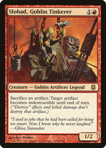 Slobad, Goblin Tinkerer [Darksteel] - The Mythic Store | 24h Order Processing