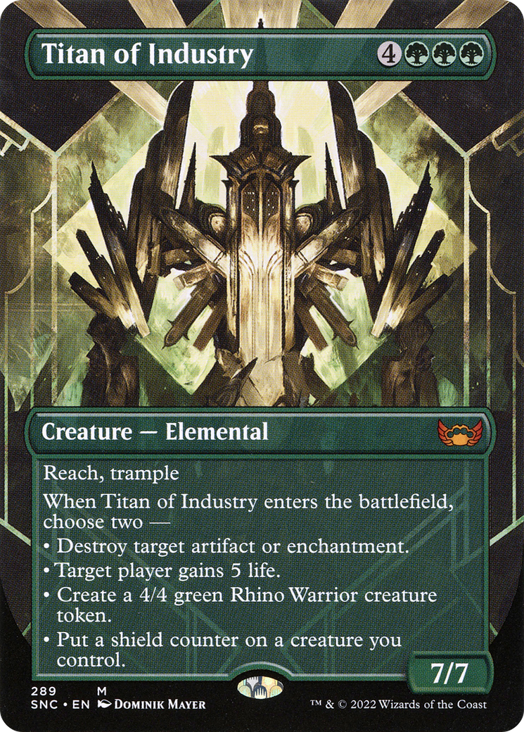 Titan of Industry (Borderless Alternate Art) [Streets of New Capenna] - The Mythic Store | 24h Order Processing