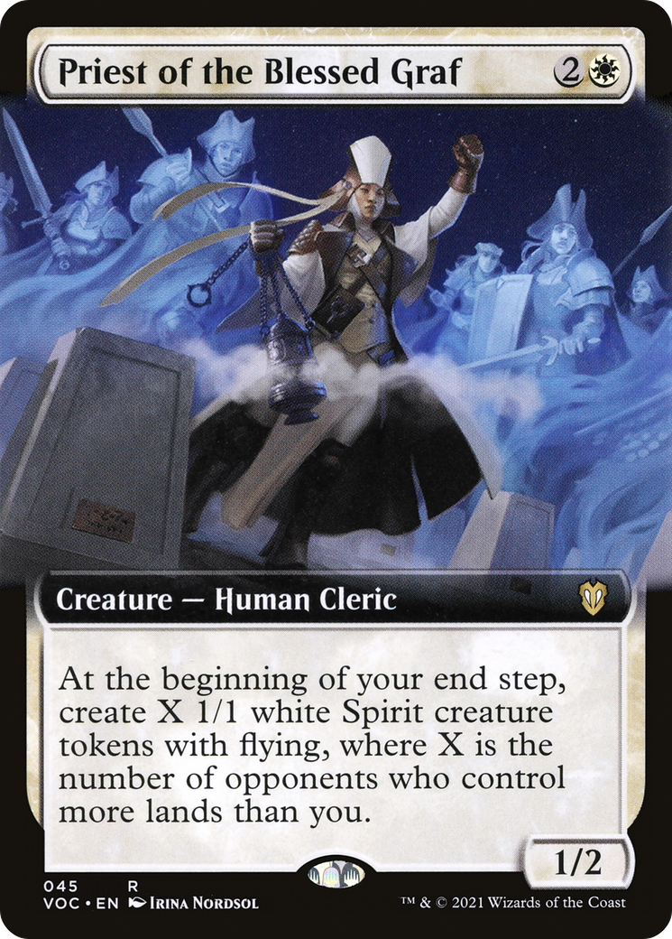 Priest of the Blessed Graf (Extended Art) [Innistrad: Crimson Vow Commander] - The Mythic Store | 24h Order Processing
