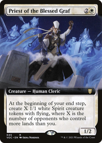 Priest of the Blessed Graf (Extended Art) [Innistrad: Crimson Vow Commander] - The Mythic Store | 24h Order Processing