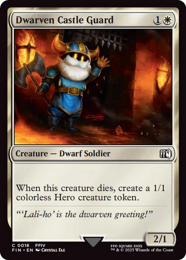 Dwarven Castle Guard [FINAL FANTASY] - The Mythic Store | 24h Order Processing