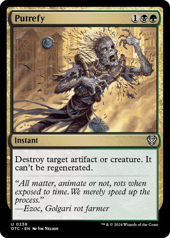Putrefy [Outlaws of Thunder Junction Commander] - The Mythic Store | 24h Order Processing