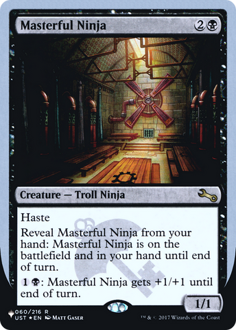 Masterful Ninja (Unfinity Foil Edition) [The List] - The Mythic Store | 24h Order Processing