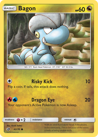 Bagon (42/70) [Sun & Moon: Dragon Majesty] - The Mythic Store | 24h Order Processing