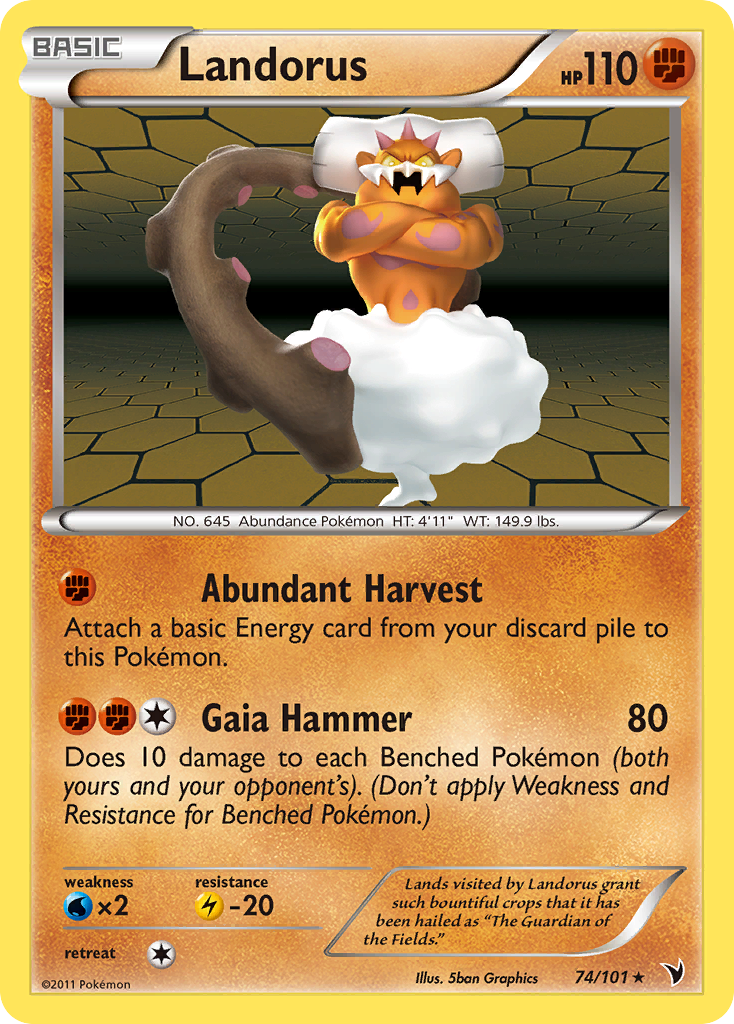 Landorus (74/101) [Black & White: Noble Victories] - The Mythic Store | 24h Order Processing