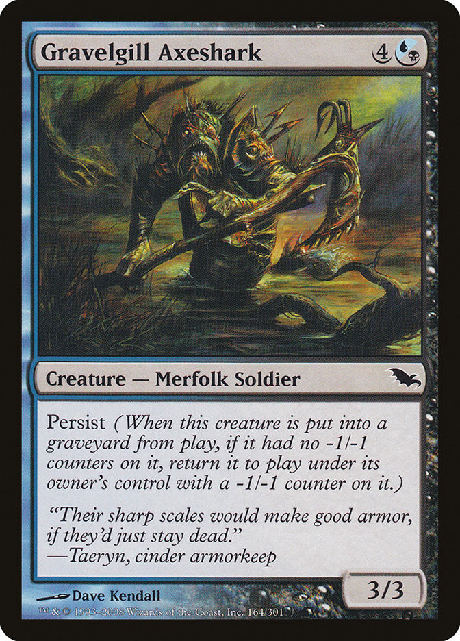 Gravelgill Axeshark [Shadowmoor] - The Mythic Store | 24h Order Processing