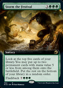 Storm the Festival (Extended Art) [Innistrad: Midnight Hunt] - The Mythic Store | 24h Order Processing