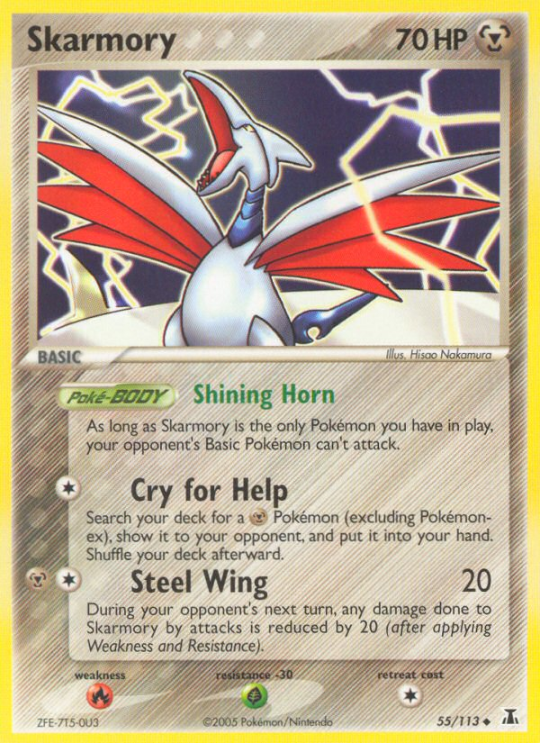Skarmory (55/113) [EX: Delta Species] - The Mythic Store | 24h Order Processing