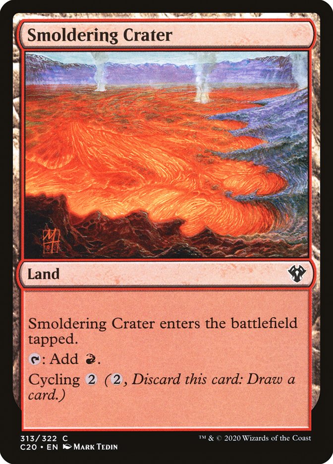 Smoldering Crater [Commander 2020] - The Mythic Store | 24h Order Processing