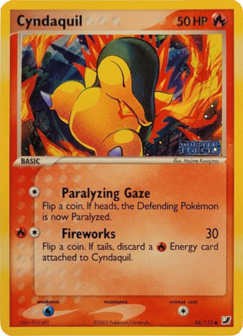 Cyndaquil (54/115) (Stamped) [EX: Unseen Forces] - The Mythic Store | 24h Order Processing