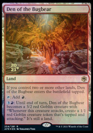 Den of the Bugbear [Dungeons & Dragons: Adventures in the Forgotten Realms Prerelease Promos] - The Mythic Store | 24h Order Processing