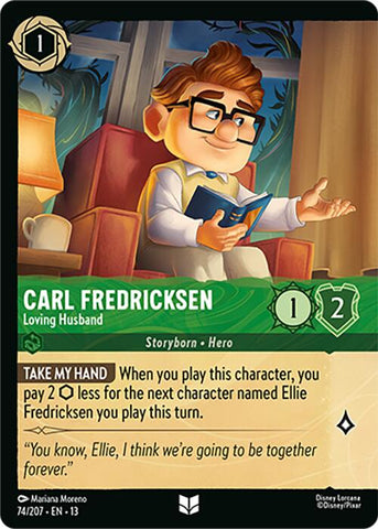 Carl Fredricksen - Loving Husband (Foil) (74/204) [Attack of the Vine!] - The Mythic Store | 24h Order Processing