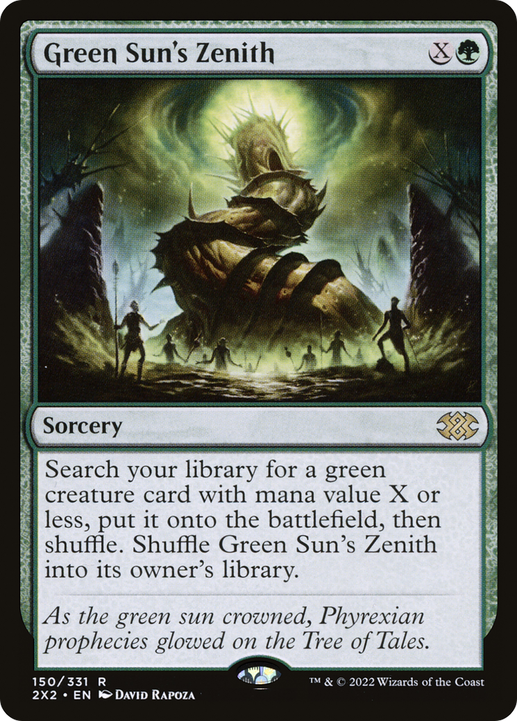 Green Sun's Zenith [Double Masters 2022] - The Mythic Store | 24h Order Processing