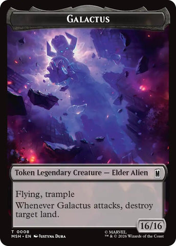 Galactus // Squirrel Double-Sided Token [Marvel Super Heroes Tokens] - The Mythic Store | 24h Order Processing