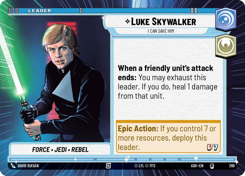Luke Skywalker - I Can Save Him (269) (Hyperspace) (269) [Ashes of the Empire] - The Mythic Store | 24h Order Processing