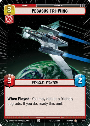 Pegasus Tri-Wing (435) (Hyperspace) (435) [Ashes of the Empire] - The Mythic Store | 24h Order Processing