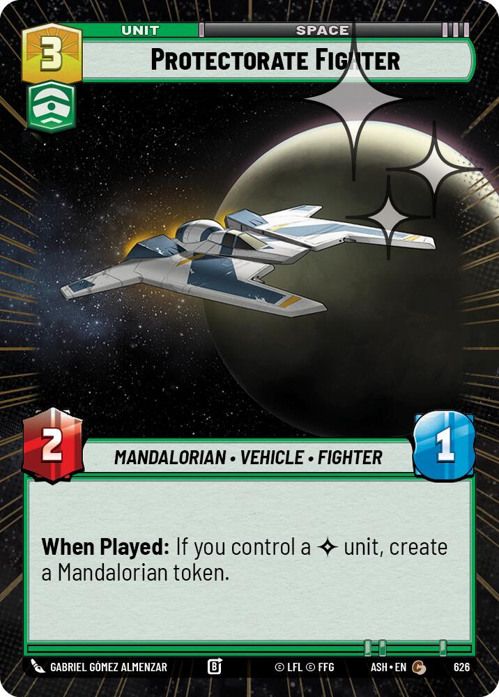 Protectorate Fighter (626) (Hyperspace Foil) (626) [Ashes of the Empire] - The Mythic Store | 24h Order Processing