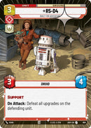 R5-D4 - Built for Adventure (658) (Hyperspace Foil) (658) [Ashes of the Empire] - The Mythic Store | 24h Order Processing