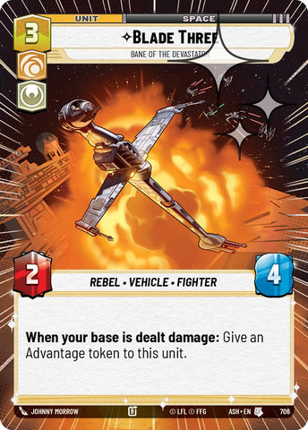 Blade Three - Bane of the Devastator (706) (Hyperspace Foil) (706) [Ashes of the Empire] - The Mythic Store | 24h Order Processing