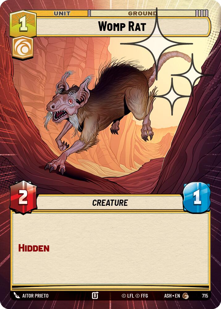 Womp Rat (715) (Hyperspace Foil) (715) [Ashes of the Empire] - The Mythic Store | 24h Order Processing