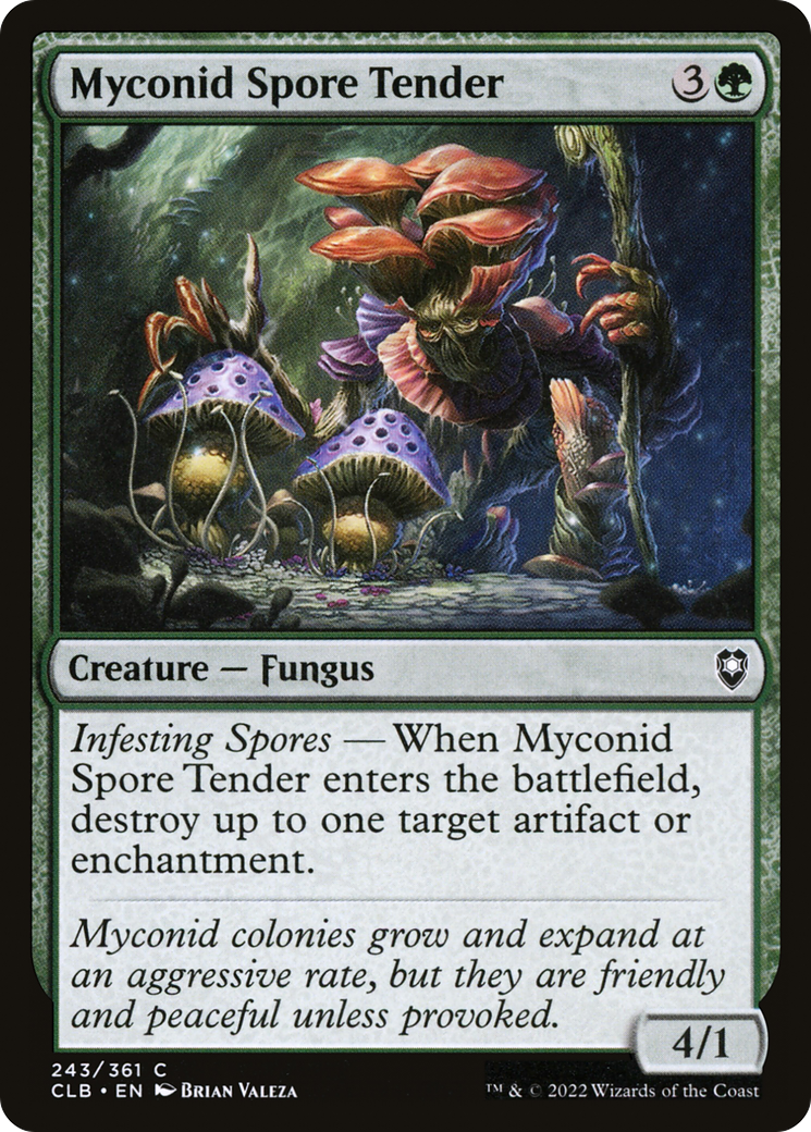 Myconid Spore Tender [Commander Legends: Battle for Baldur's Gate] - The Mythic Store | 24h Order Processing