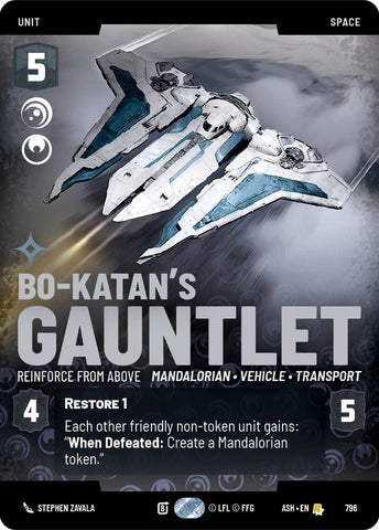 Bo-Katan's Gauntlet - Reinforce from Above (796) (Prestige) (796) [Ashes of the Empire] - The Mythic Store | 24h Order Processing